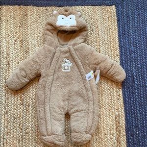 New boys or girls monkey bunting 0-3 months